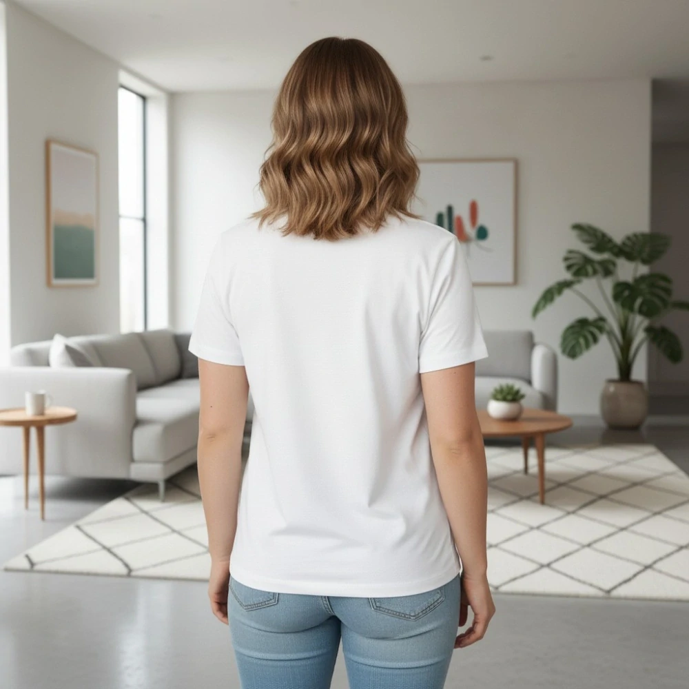 Dámské bílé pružné sportovní triko Benter Hiking R1613