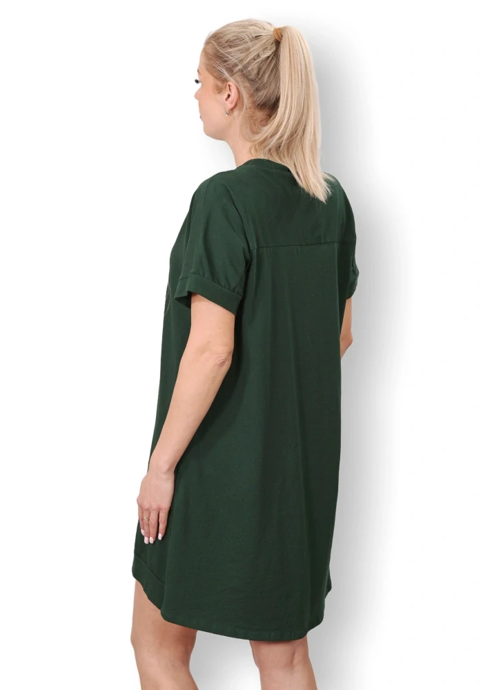 Dámské zelené letní šaty uni velikost L-XXL Q1635
