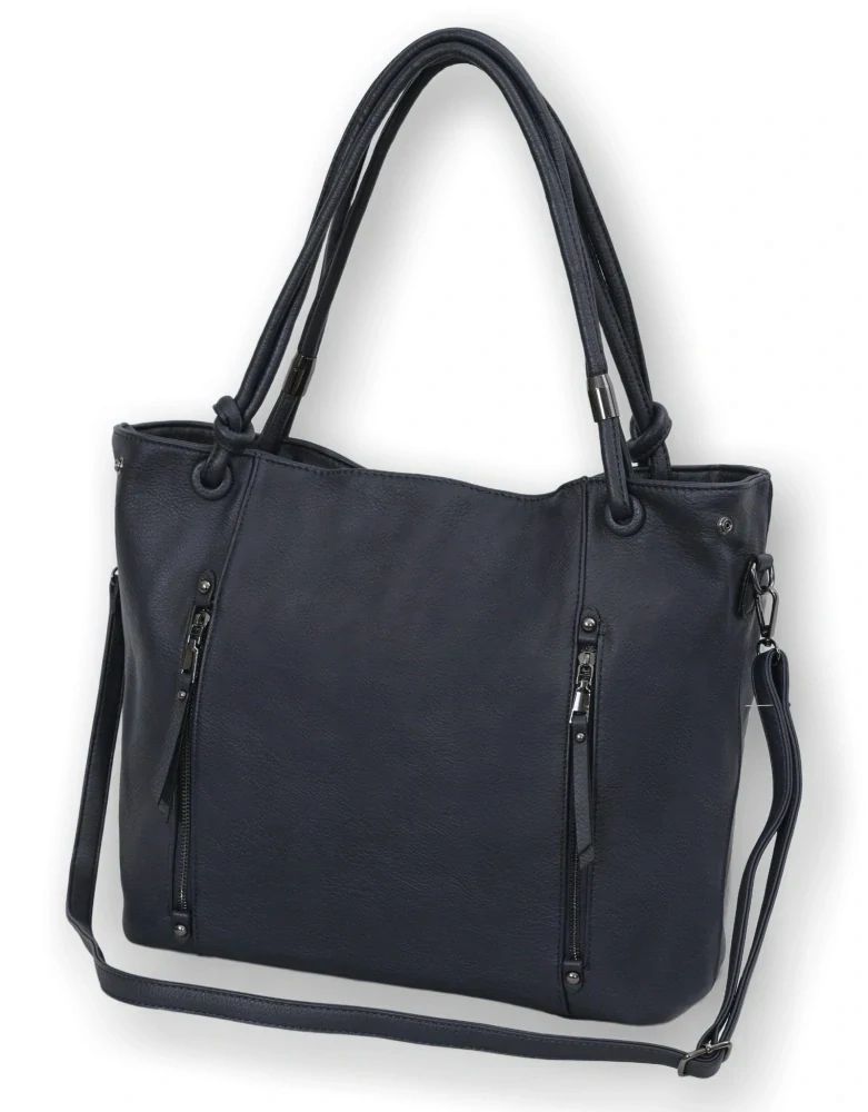 Dámská černá shopper kabelka Bella Belly M4958