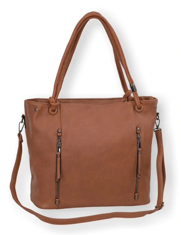 Dámská hnědá shopper kabelka Bella Belly M4953