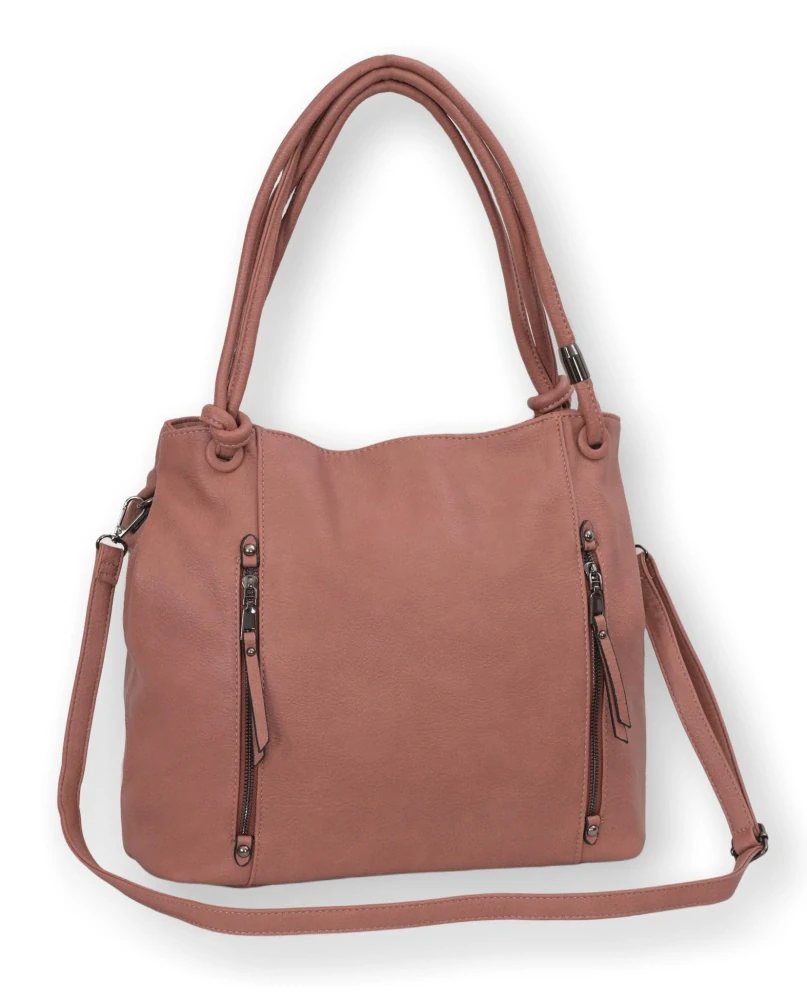 Dámská růžová shopper kabelka Bella Belly M4955