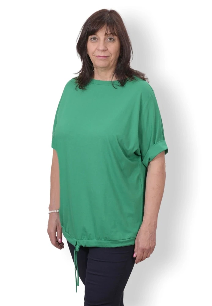 Dámské zelené triko nadměrná univerzální velikost XL - 3XL R1313