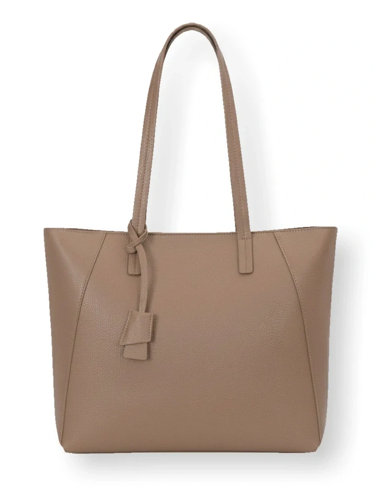 Dámská velká světle hnědá shopper kabelka Amalia L4956