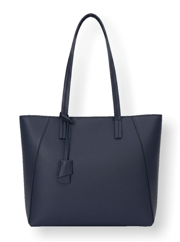 Dámská velká modrá shopper kabelka Amalia L4952