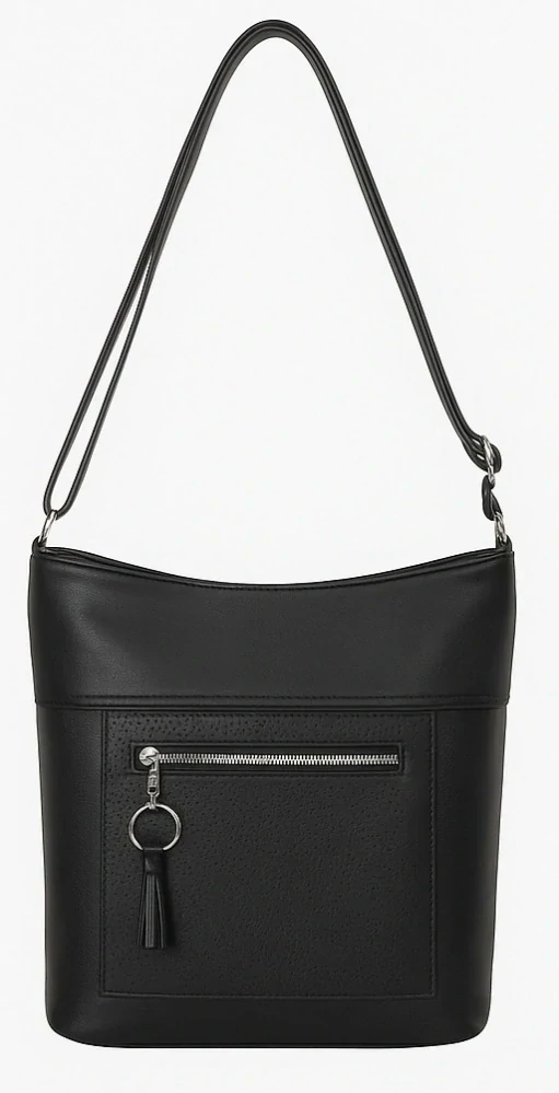 Černá dámská crossbody kabelka Bella Belly O4946