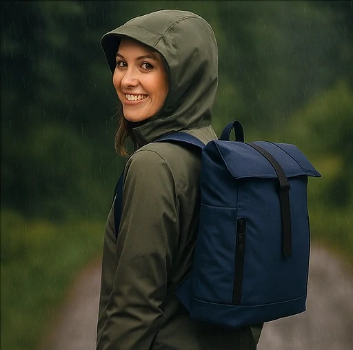Nepromokavý modrý batoh Jessica Bags M3981