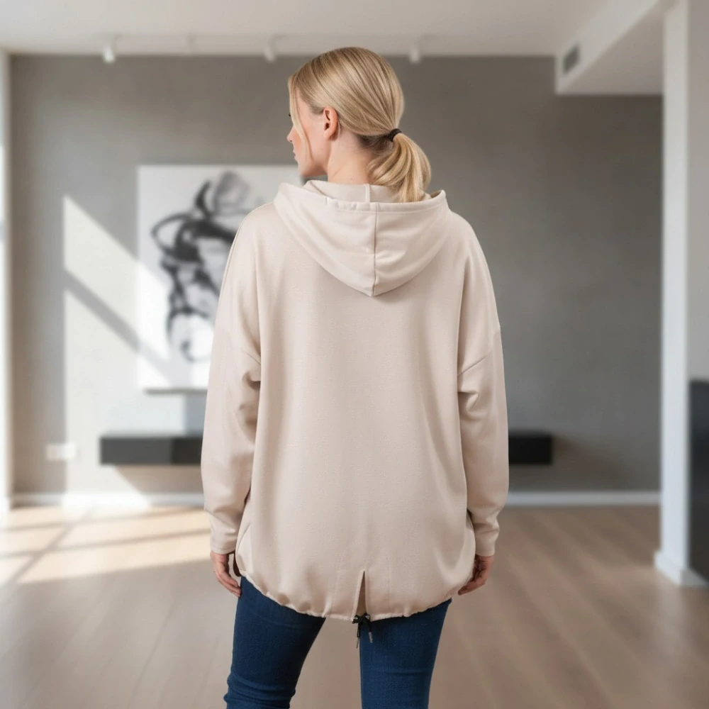 Dámská mikina Eli XL-XXXL - béžová