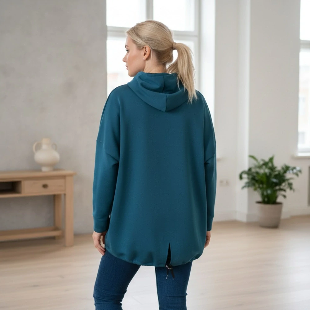 Dámská mikina Eli XL-XXXL - petrol