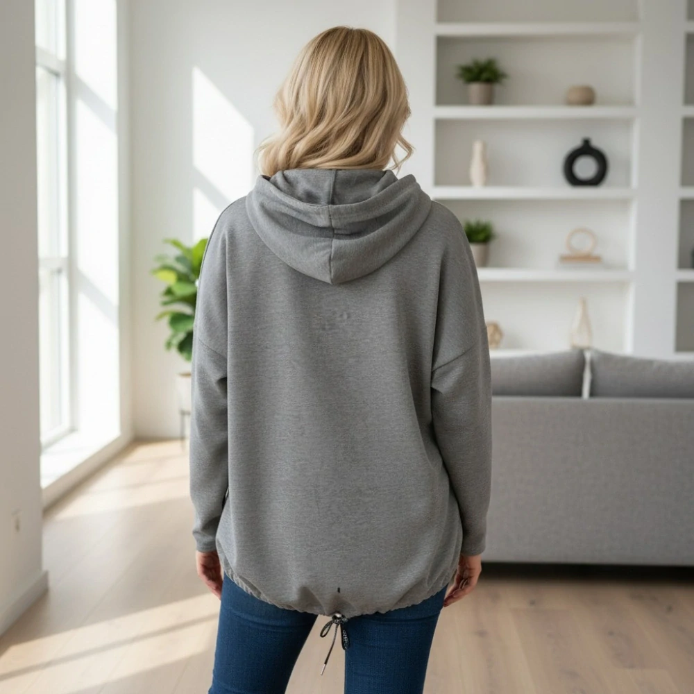 Dámská mikina Eli XL-XXXL - šedá