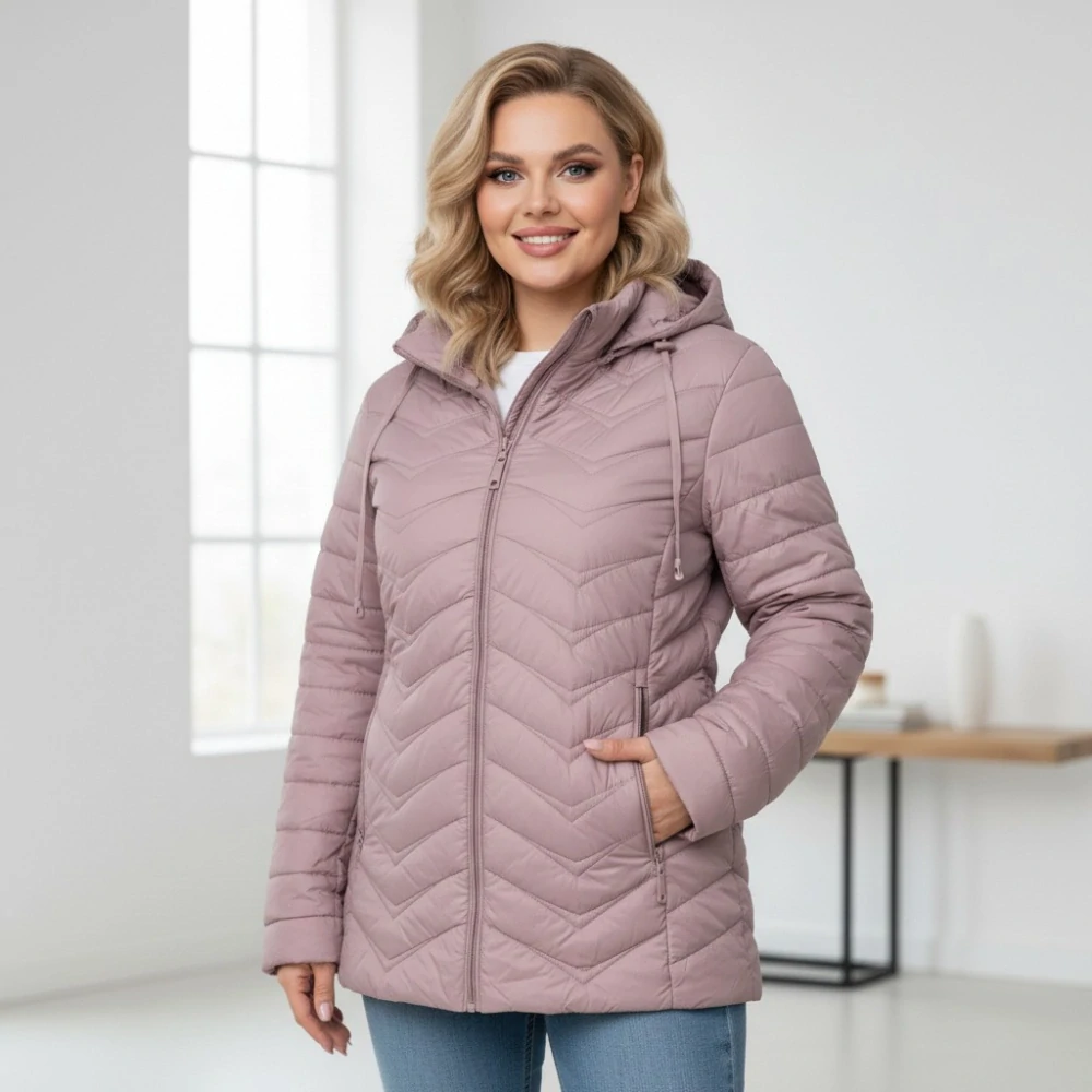 Dámská jarní bunda Ellen Rose barva lila 959