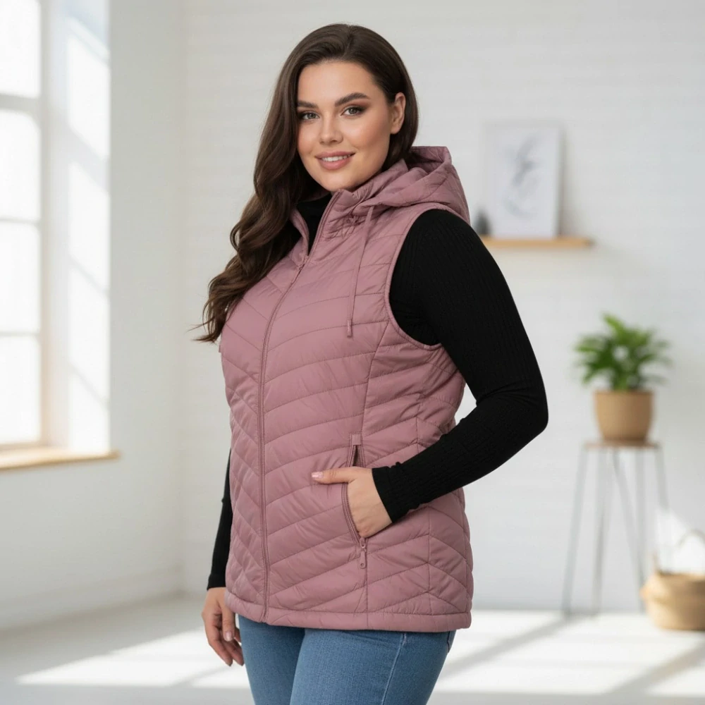 Dámská jarní vesta Ellen Rose lila 956