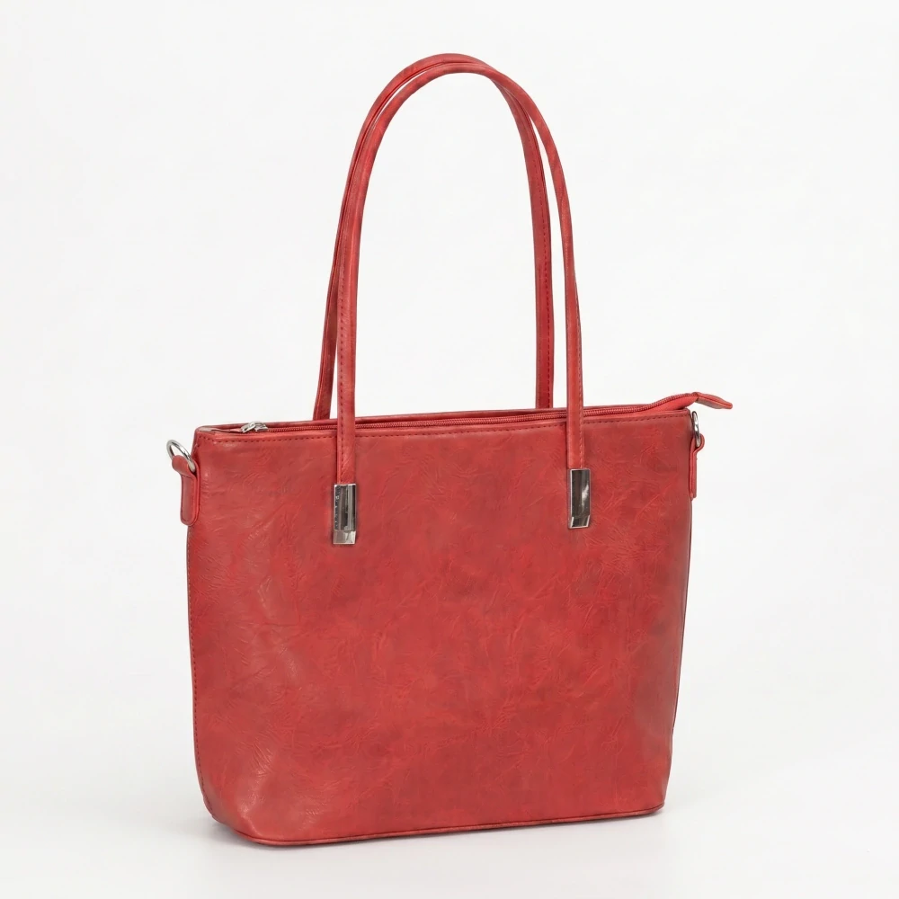 Červená kabelka Herisson ve dvou velikostech. L4888