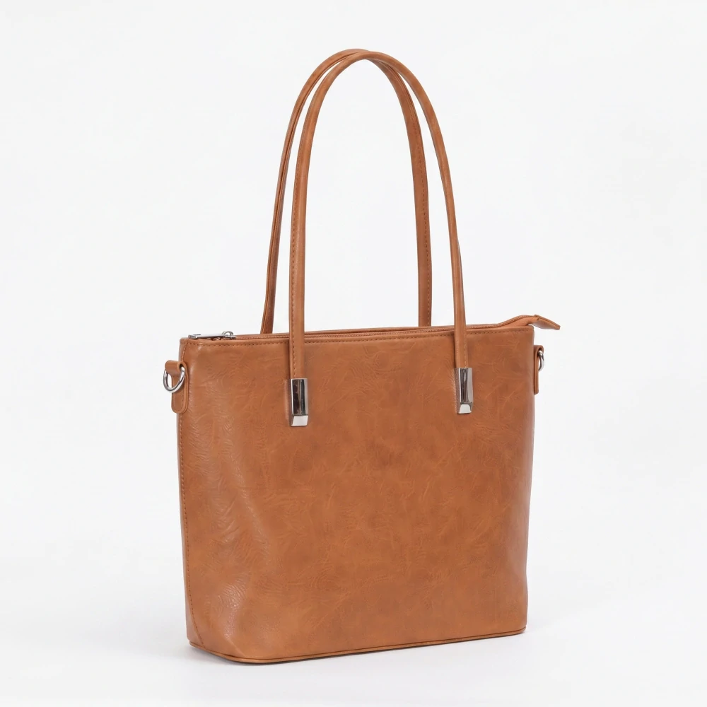 Hnědá kabelka Herisson ve dvou velikostech. L4886