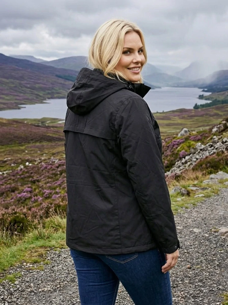 Dámská černá outdoorová bunda Temster XL–4XL 945