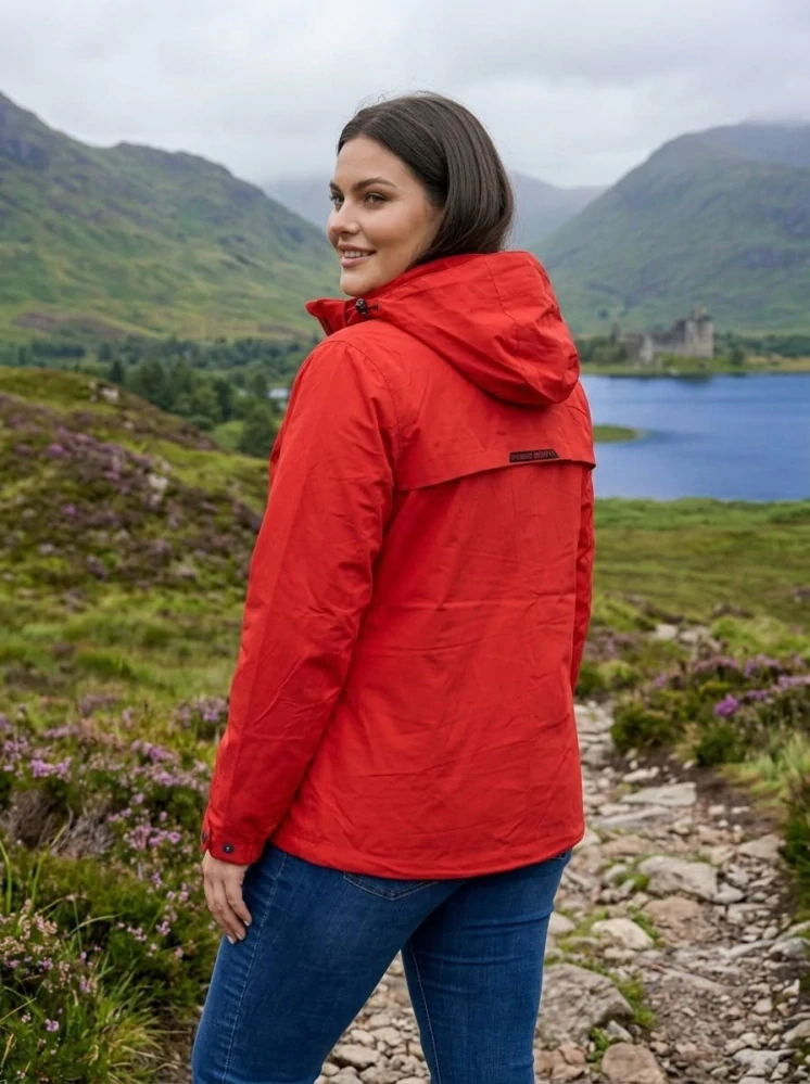 Dámská červená outdoorová bunda Temster XL–4XL 944