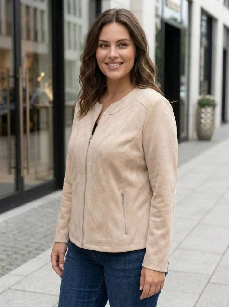 Dámská elegantní černá bunda Anna 938