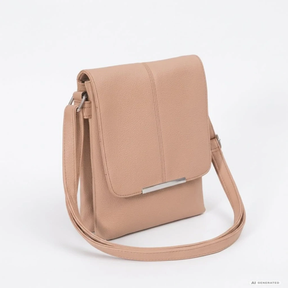 Béžová crossbody kabelka Tessra L4883