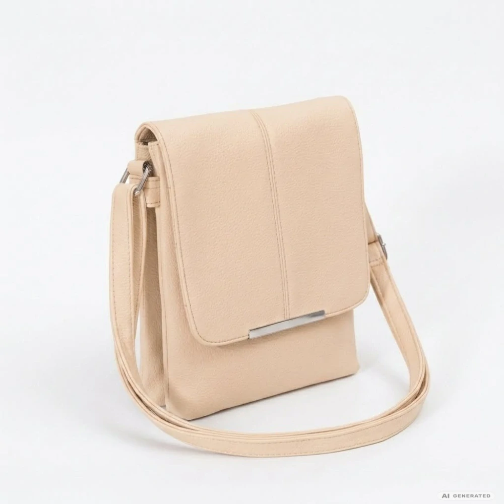 Béžová světlá crossbody kabelka Tessra L4880