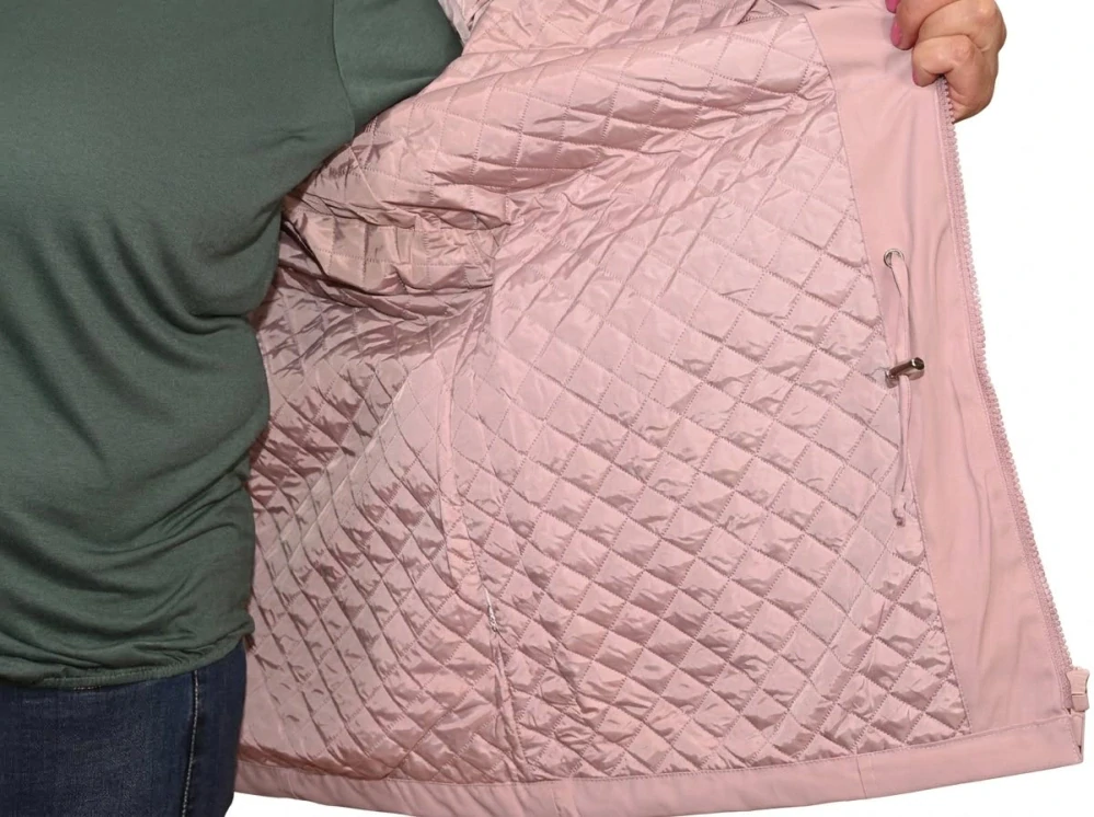 Dámská podzimní růžová bunda Vlaďka 726
