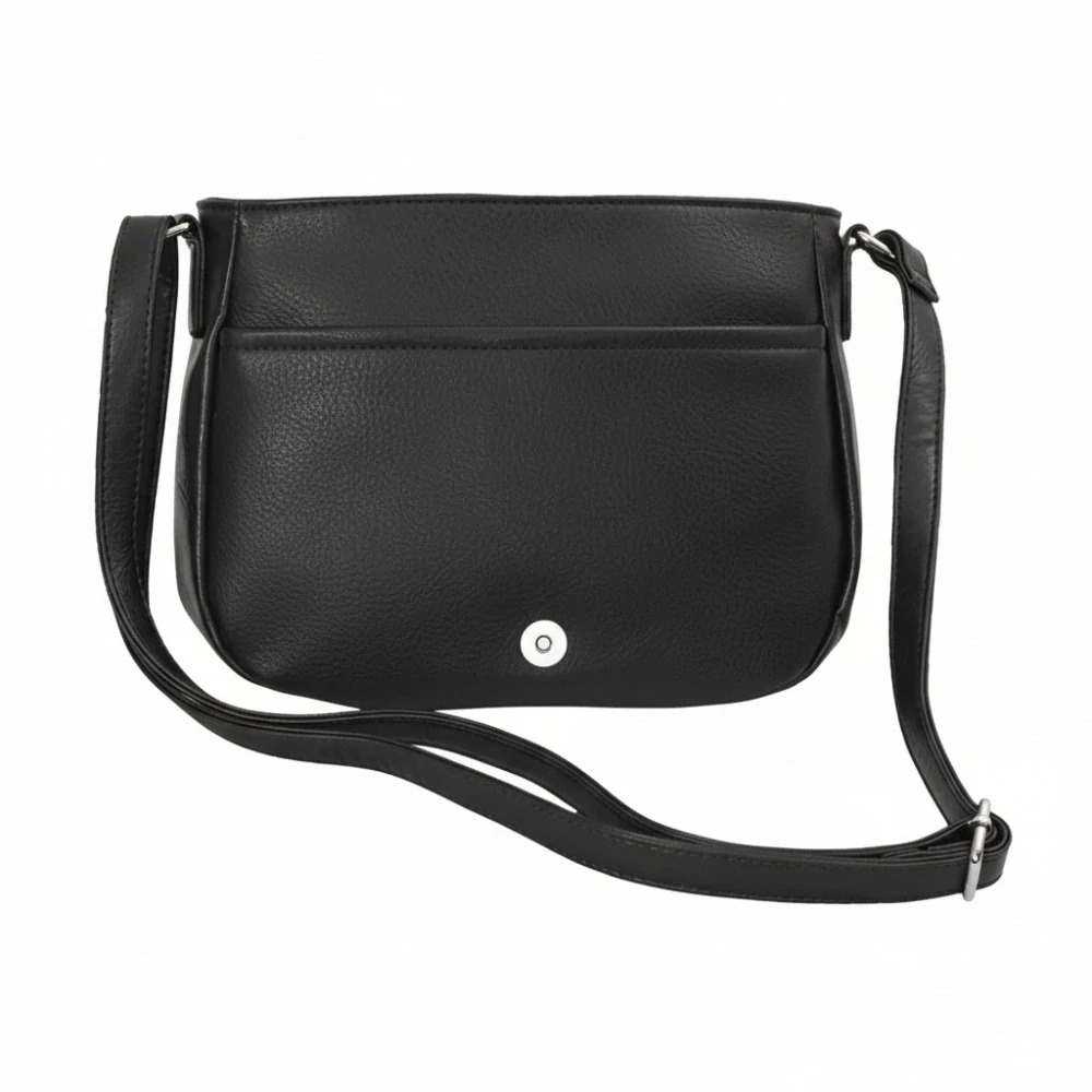 Dámská černá lovecká kabelka Pelletteria Beta crossbody i na rameno N1441