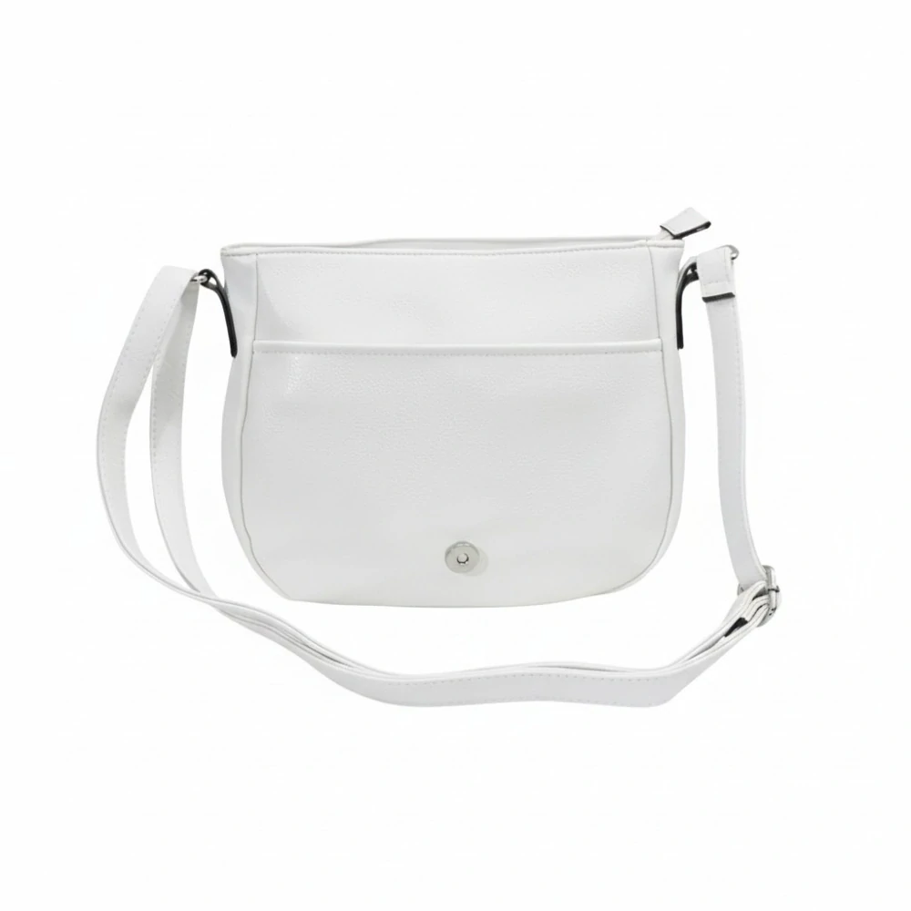 Dámská bílá lovecká kabelka Pelletteria Beta crossbody i na rameno N1442