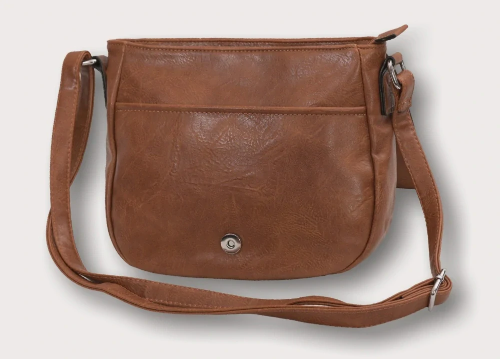 Dámská hnědá lovecká kabelka Pelletteria Beta crossbody i na rameno N1443