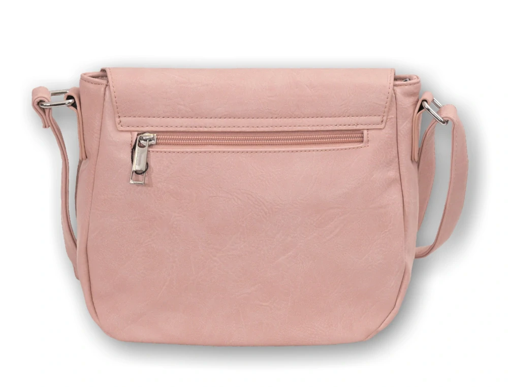 Dámská růžová lovecká kabelka Pelletteria Beta crossbody i na rameno N1445