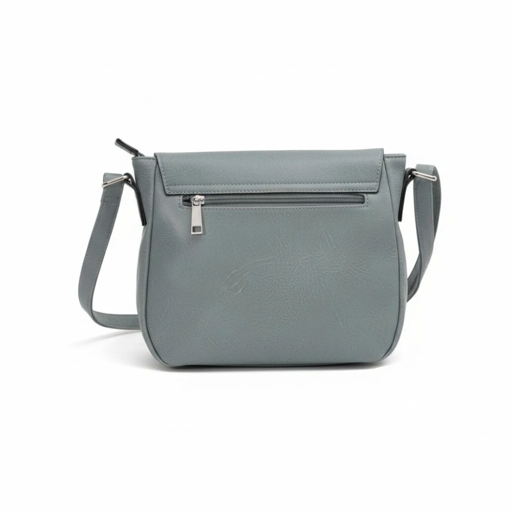 Dámská modrošedá lovecká kabelka Pelletteria Beta crossbody i na rameno N1446