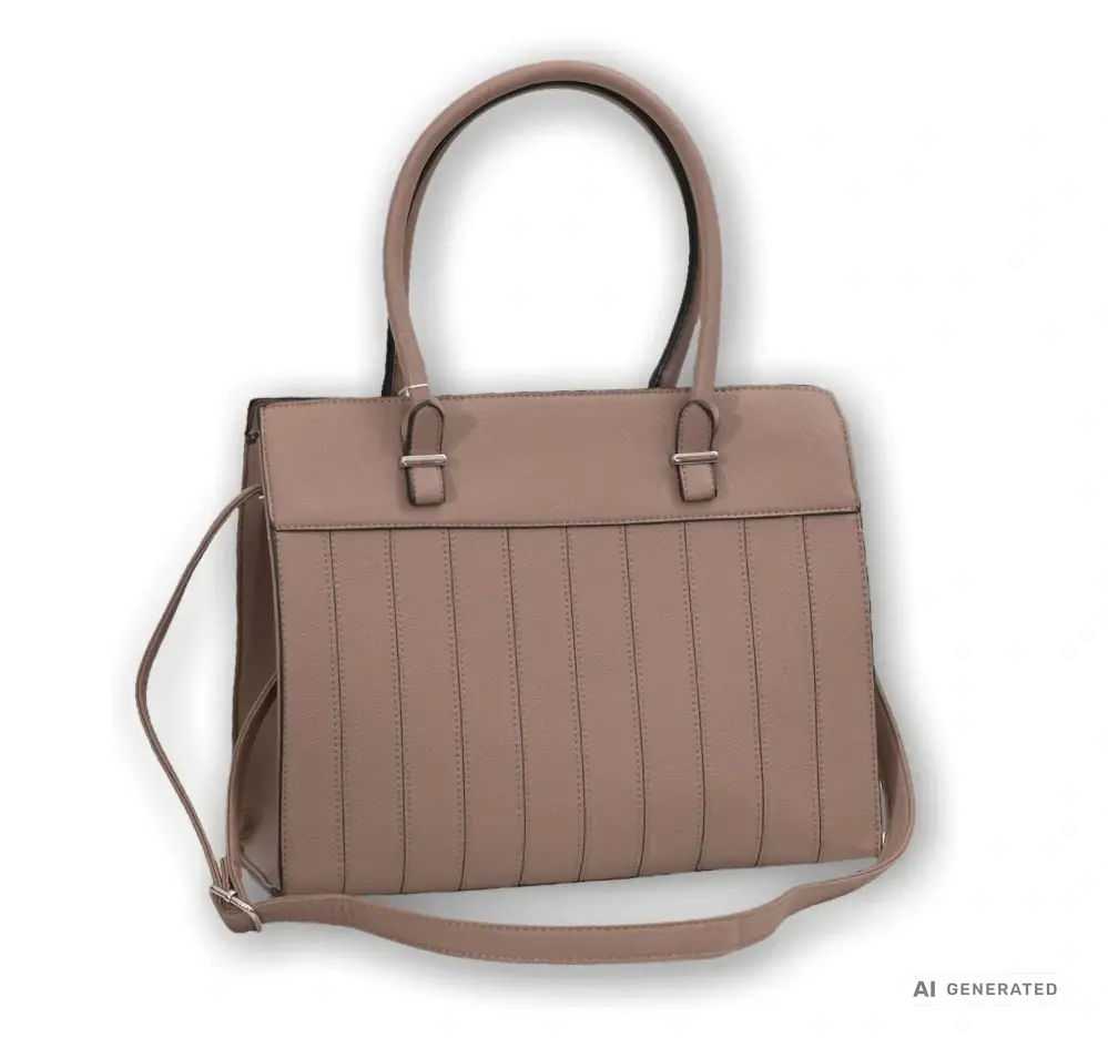 Dámská hnědá elegantní kabelka David Moda do ruky i na rameno S1450