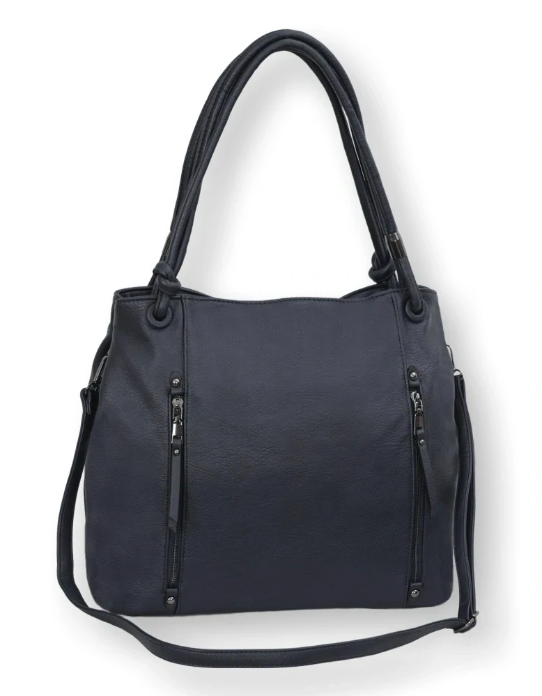 Dámská černá shopper kabelka Bella Belly M4958