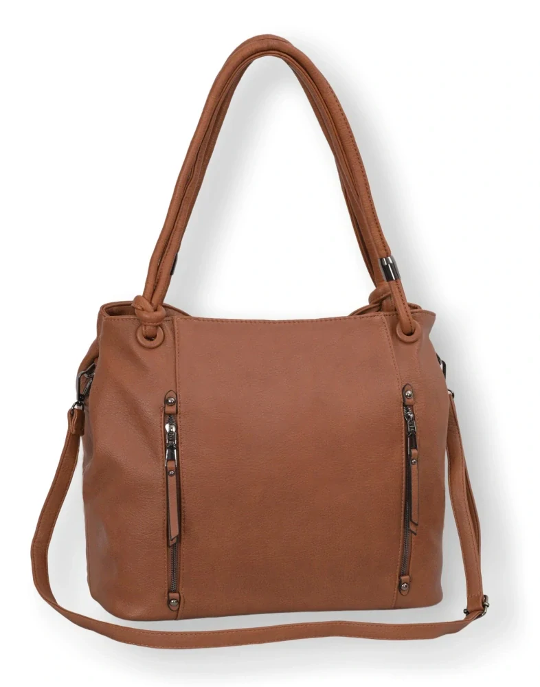 Dámská hnědá shopper kabelka Bella Belly M4953