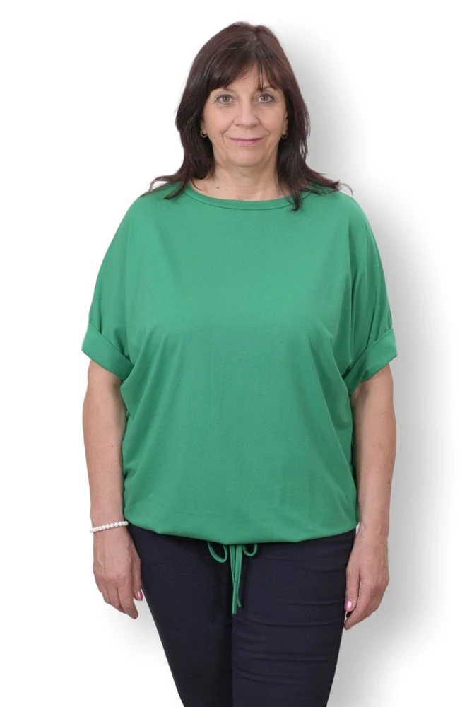 Dámské zelené triko nadměrná univerzální velikost XL - 3XL R1313