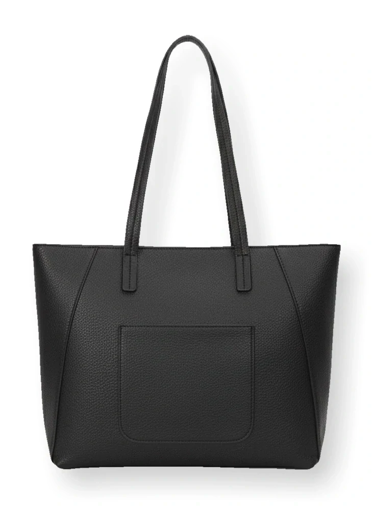 Dámská velká černá shopper kabelka Amalia L4955