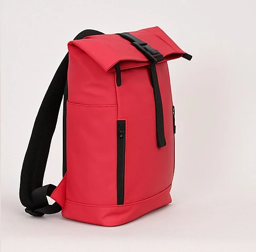 Nepromokavý červený batoh Jessica Bags M3982