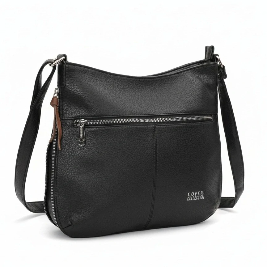 Černá crossbody kabelka Coveri Collection