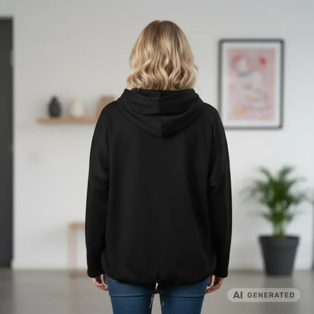 Dámská mikina Eli XL-XXXL - černá