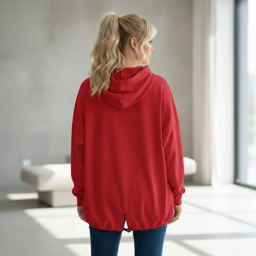 Dámská mikina Eli XL-XXXL - červená