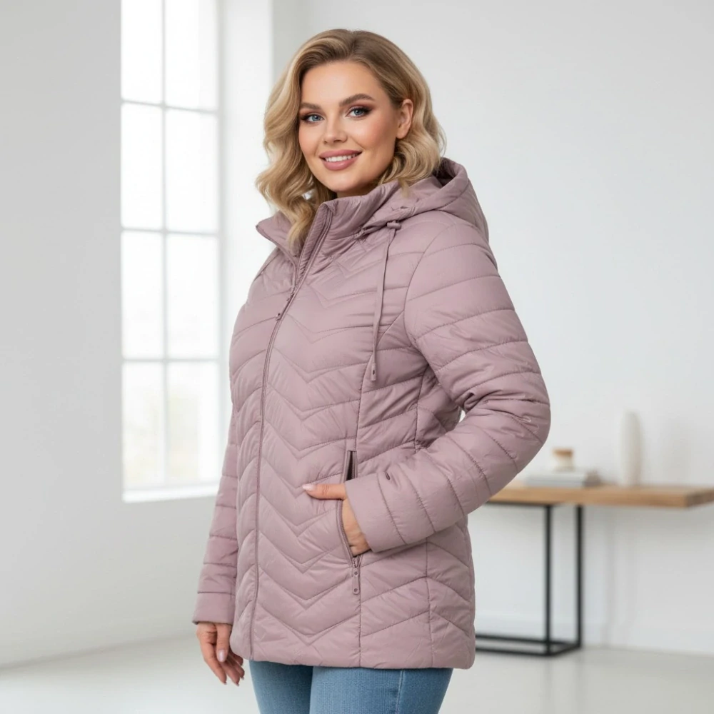 Dámská jarní bunda Ellen Rose barva lila 959