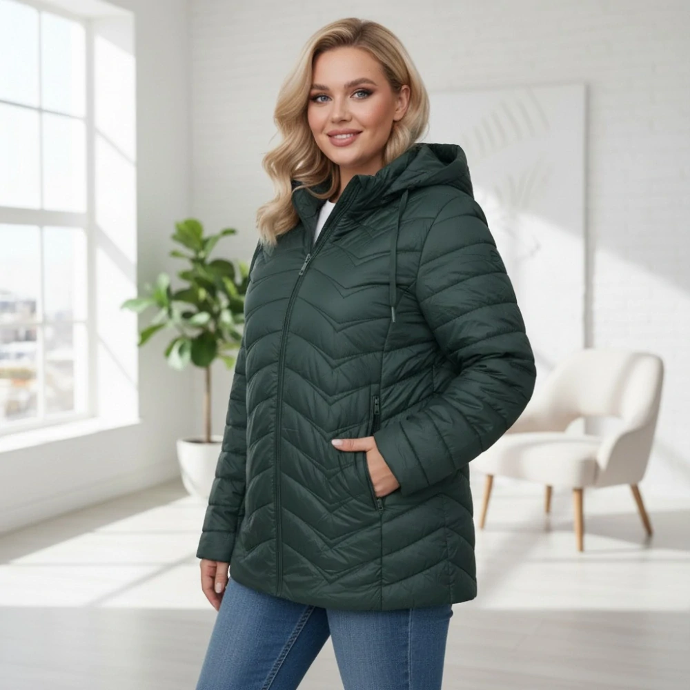 Dámská jarní bunda Ellen Rose zelená 958