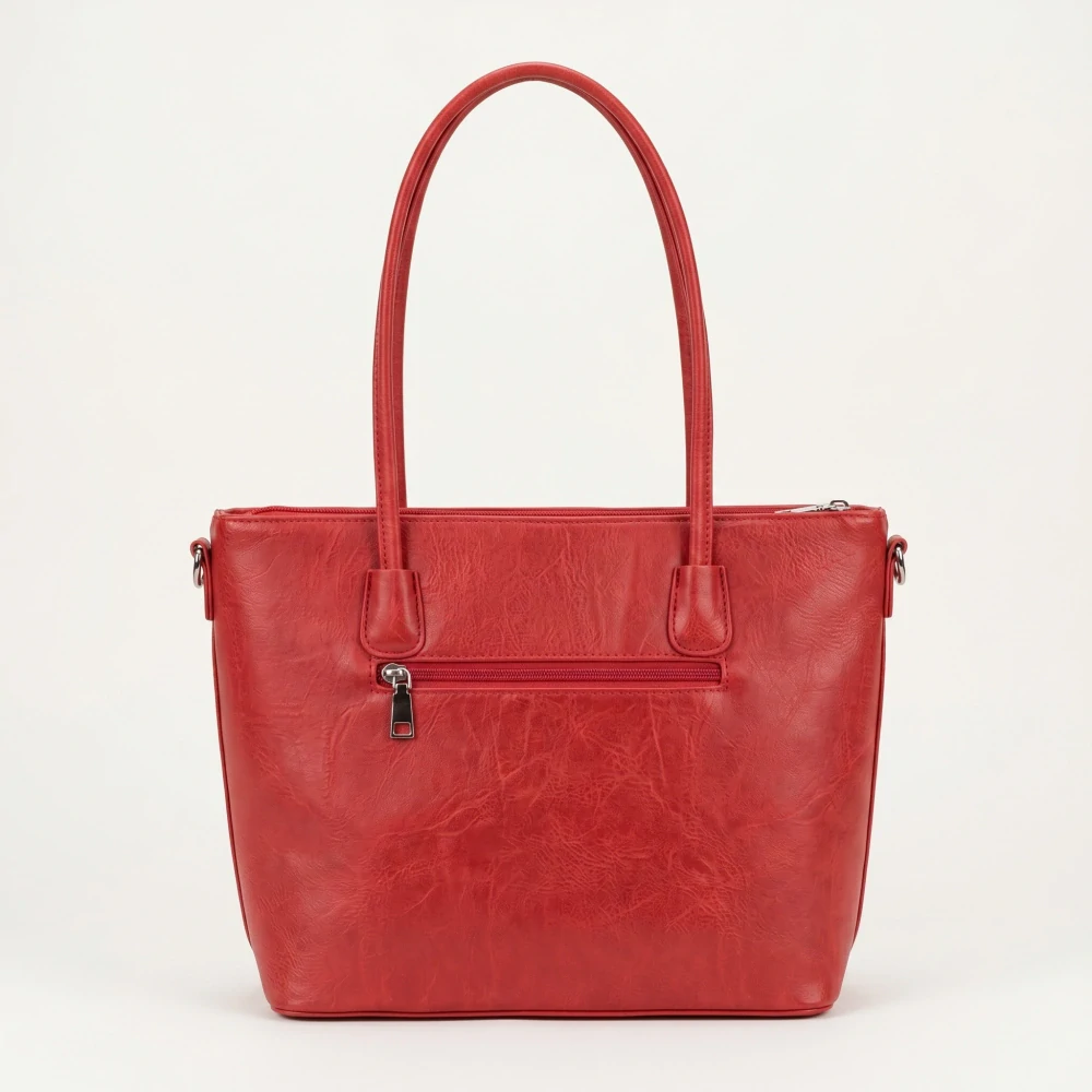 Červená kabelka Herisson ve dvou velikostech. L4888