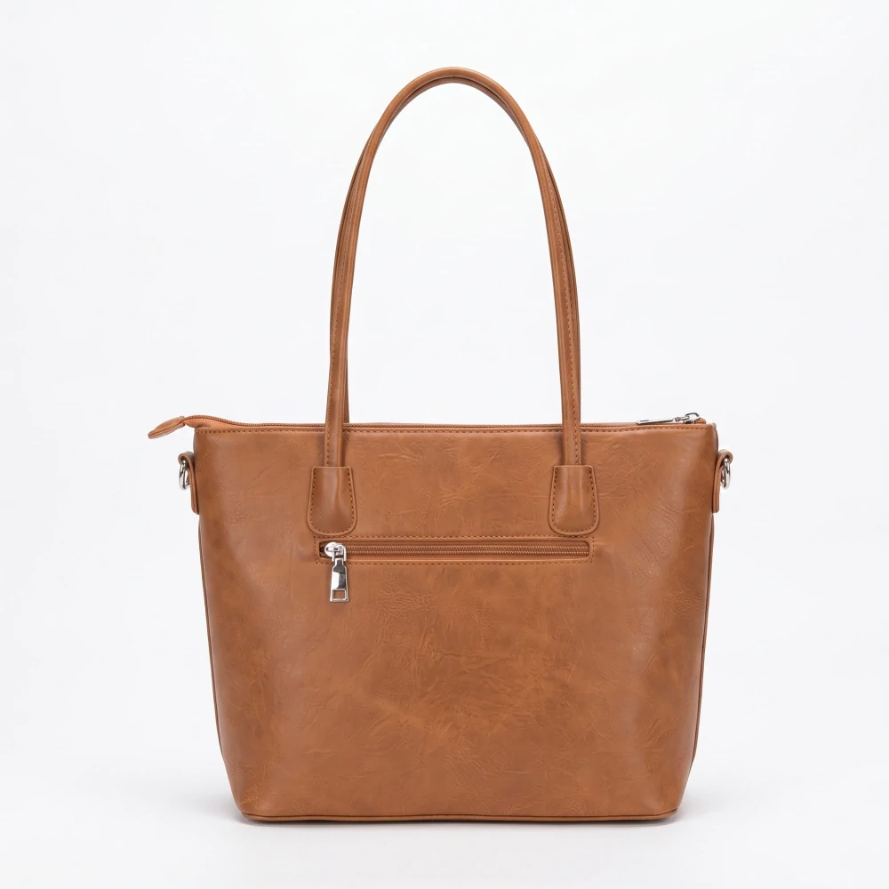 Hnědá kabelka Herisson ve dvou velikostech. L4886