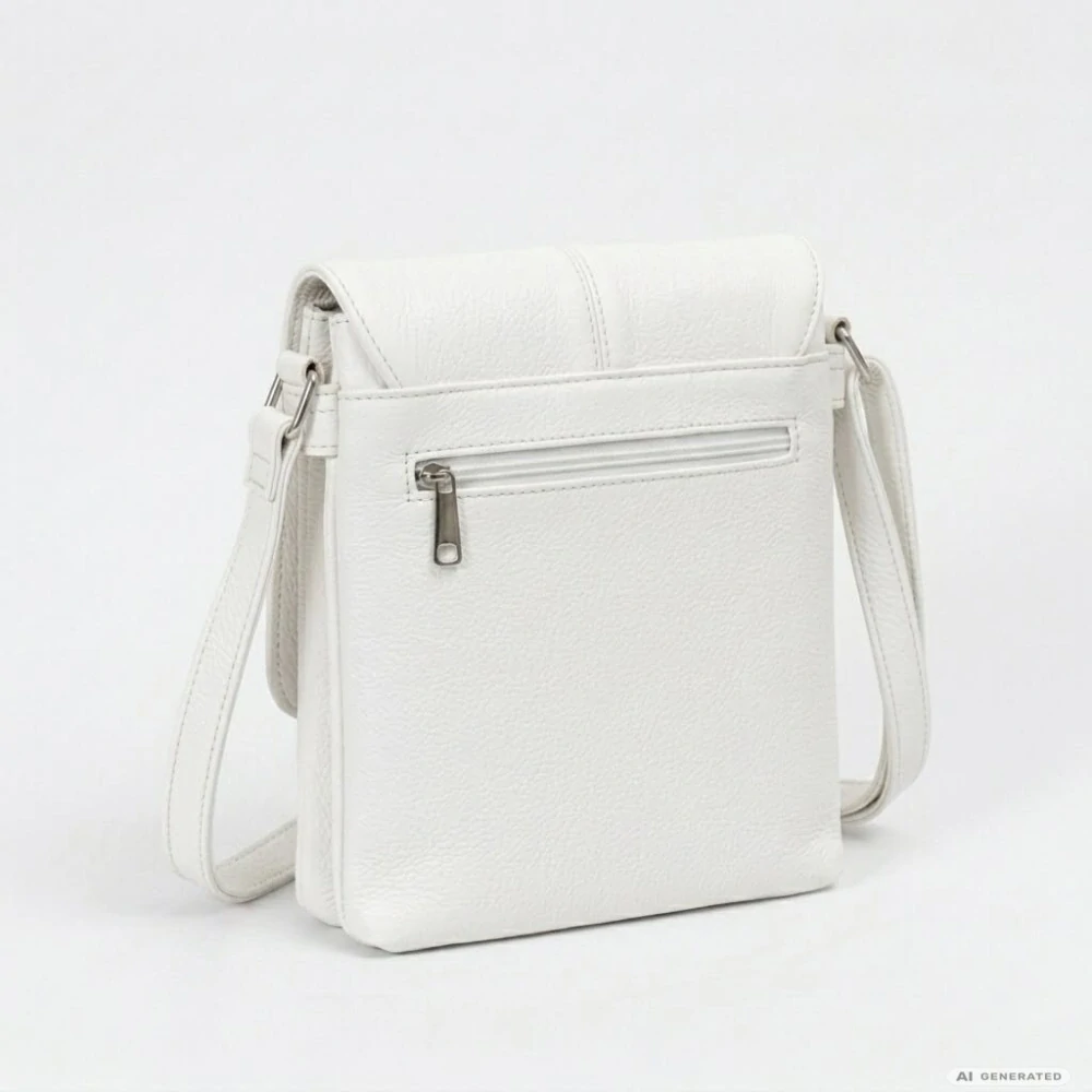 Bílá crossbody kabelka Tessra L4881