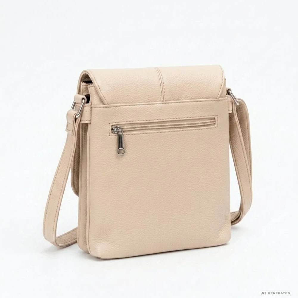 Béžová světlá crossbody kabelka Tessra L4880