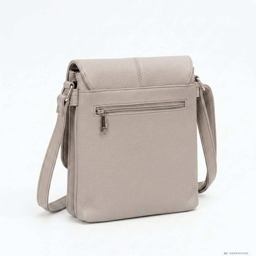 Šedá crossbody kabelka Tessra L4878