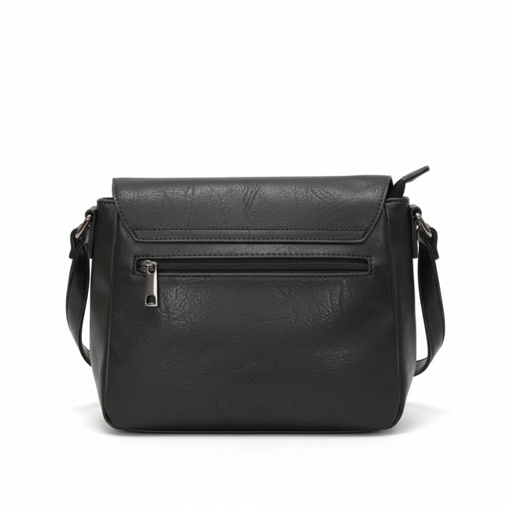 Dámská černá lovecká kabelka Pelletteria Beta crossbody i na rameno N1441