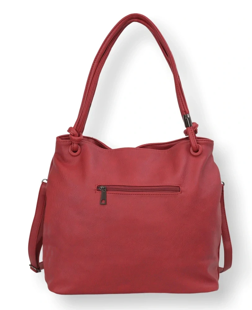 Dámská červená shopper kabelka Bella Belly M4956
