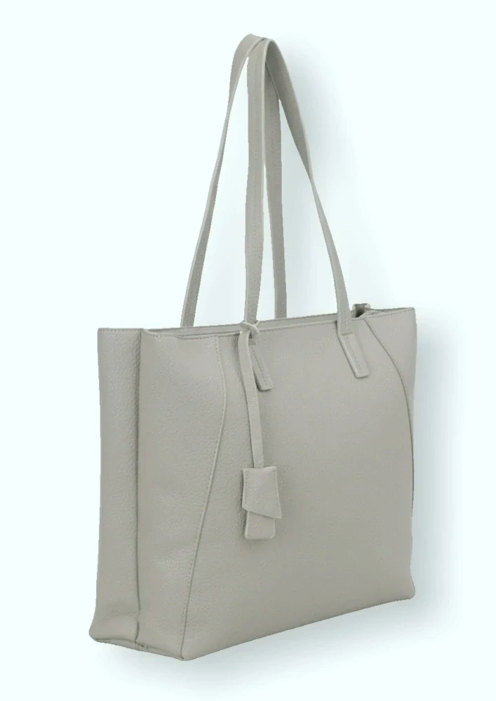 Dámská velká béžová shopper kabelka Amalia L4958