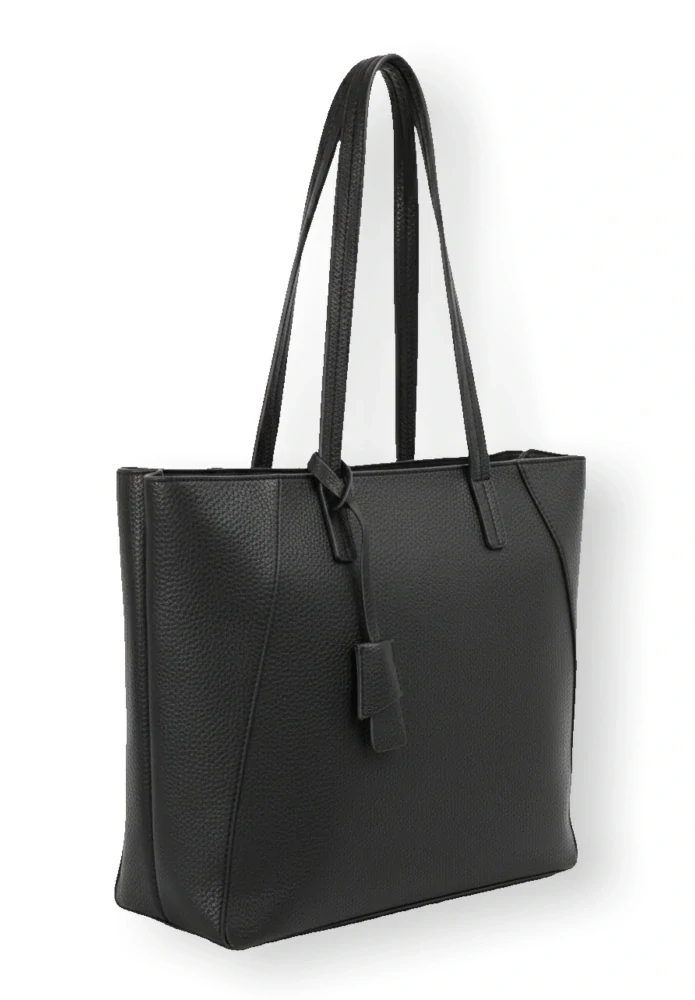 Dámská velká černá shopper kabelka Amalia L4955