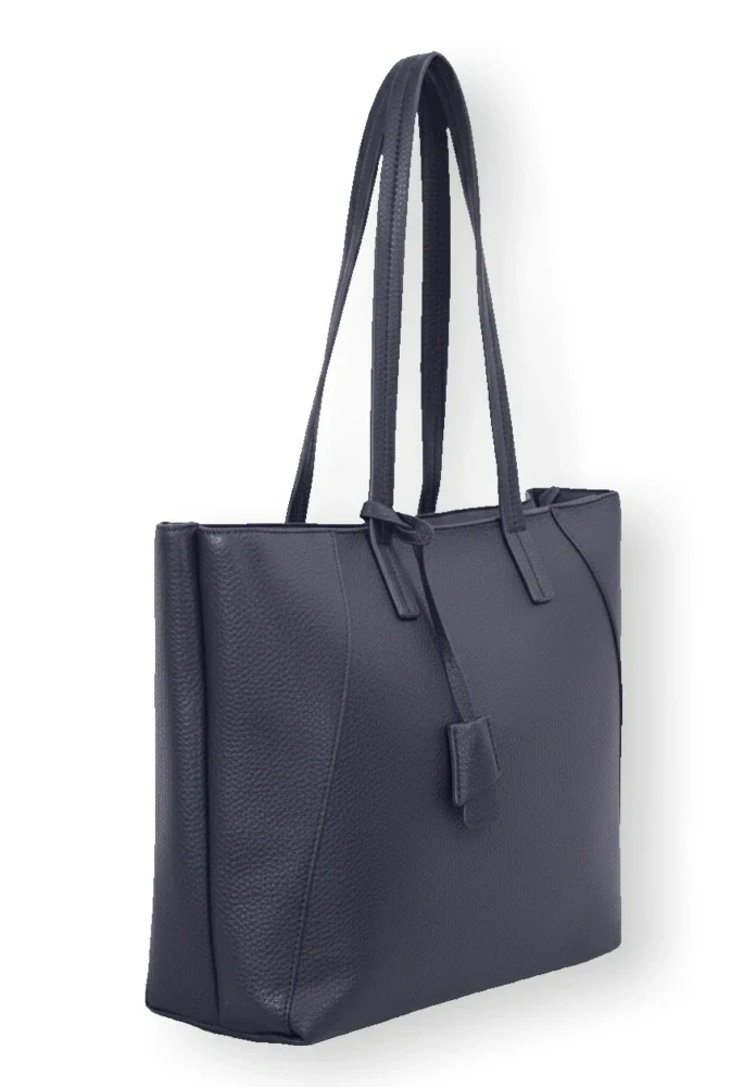 Dámská velká modrá shopper kabelka Amalia L4952