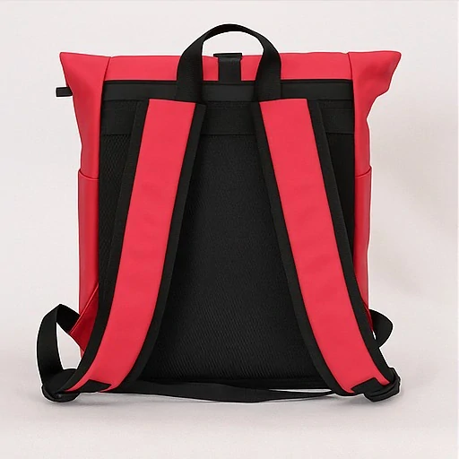 Nepromokavý červený batoh Jessica Bags M3982